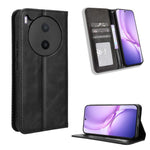 Custodia per telefono in pelle con trama retrò con fibbia magnetica, For vivo S50 Pro mini / X300 FE 5G Russia, For vivo Y600 Pro 5G, For vivo T5 Pro 5G / iQOO Z11 5G, For vivo Y21 5G / Y05 4G, For vivo V70 FE 5G, For vivo V70 5G / V70 Elite 5G