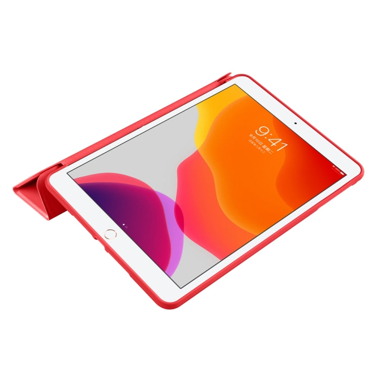 Custodia per tablet in pelle flip orizzontale in TPU a 3 pieghe con supporto, For iPad mini 5 / 4 / 3 / 2 / 1, For iPad 9.7 2018 / 2017 / Air 2 / Air