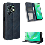 Custodia per telefono in pelle con trama retrò con fibbia magnetica, For Infinix Hot 40 4G, For Infinix Hot 40i 4G, For Infinix Smart 8 X6525, For Infinix Zero 30 4G, For Infinix Zero 30 5G, For Infinix GT 10 Pro