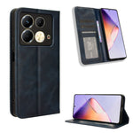 Custodia per telefono in pelle con trama retrò con fibbia magnetica, For Infinix Note 40X 5G X6838, For Infinix Note 40 5G X6852, For Infinix GT 20 Pro 5G X6871, For Infinix Note 40 Pro 4G, For Infinix Note 40 Pro 5G, For Infinix Note 40 4G