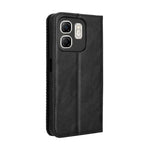 Custodia per telefono in pelle con trama retrò con fibbia magnetica, For Infinix Hot 50i 4G / Smart 9 4G, For Infinix Hot 50 Pro+ 4G, For Infinix Hot 50 4G, For Infinix Hot 50 5G, For Infinix Zero 40 5G, For Infinix Zero 40 4G