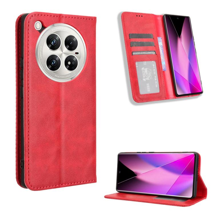 Custodia per telefono in pelle con trama retrò con fibbia magnetica, For Infinix Hot 50i 4G / Smart 9 4G, For Infinix Hot 50 Pro+ 4G, For Infinix Hot 50 4G, For Infinix Hot 50 5G, For Infinix Zero 40 5G, For Infinix Zero 40 4G