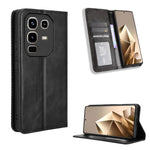 Custodia per telefono in pelle con trama retrò con fibbia magnetica, For Infinix GT 30 Pro 5G, For Infinix Note 50s 5G, For Infinix Note 50x 5G, For Infinix Note 50 Pro+, For Infinix Note 50 4G / Note 50 Pro 4G, For Infinix Hot 50 Pro 4G