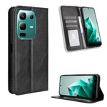 Custodia per telefono in pelle con trama retrò con fibbia magnetica, For Infinix GT 30 Pro 5G, For Infinix Note 50s 5G, For Infinix Note 50x 5G, For Infinix Note 50 Pro+, For Infinix Note 50 4G / Note 50 Pro 4G, For Infinix Hot 50 Pro 4G