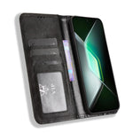 Custodia per telefono in pelle con trama retrò con fibbia magnetica, For Infinix GT 30 Pro 5G, For Infinix Note 50s 5G, For Infinix Note 50x 5G, For Infinix Note 50 Pro+, For Infinix Note 50 4G / Note 50 Pro 4G, For Infinix Hot 50 Pro 4G