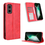 Custodia per telefono in pelle con trama retrò con fibbia magnetica, For Infinix GT 30 Pro 5G, For Infinix Note 50s 5G, For Infinix Note 50x 5G, For Infinix Note 50 Pro+, For Infinix Note 50 4G / Note 50 Pro 4G, For Infinix Hot 50 Pro 4G