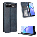 Custodia per telefono in pelle con trama retrò con fibbia magnetica, For Infinix Hot 60i 5G / Tecno Spark Go 5G, For Infinix Hot 60i 4G / Hot 60 5G, For Infinix Hot 60 Pro+ 4G, For Infinix Hot 60 Pro 4G, For Infinix Smart 10 Plus 4G                    ...
