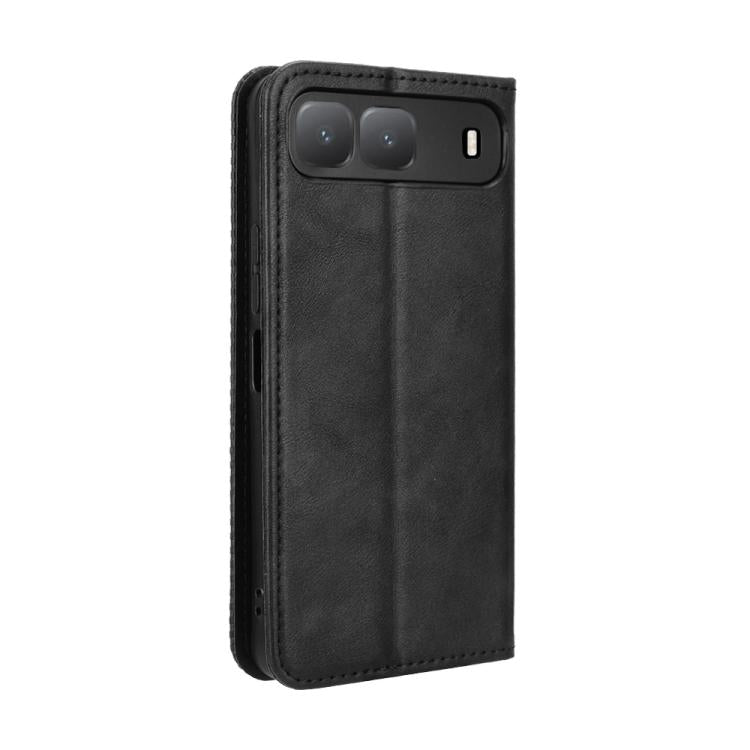 Custodia per telefono in pelle con trama retrò con fibbia magnetica, For Infinix Hot 60i 5G / Tecno Spark Go 5G, For Infinix Hot 60i 4G / Hot 60 5G, For Infinix Hot 60 Pro+ 4G, For Infinix Hot 60 Pro 4G, For Infinix Smart 10 Plus 4G                    ...