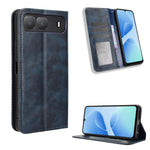 Custodia per telefono in pelle con trama retrò con fibbia magnetica, For Infinix Hot 60i 5G / Tecno Spark Go 5G, For Infinix Hot 60i 4G / Hot 60 5G, For Infinix Hot 60 Pro+ 4G, For Infinix Hot 60 Pro 4G, For Infinix Smart 10 Plus 4G                    ...
