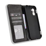 Custodia per telefono in pelle con trama retrò con fibbia magnetica, For Infinix GT 50 Pro 5G, For Infinix Hot 70 4G, For Infinix Note 60 Ultra 5G, For Infinix Note Edge 5G, For Infinix Smart 20 4G, For Infinix Note 60 / 60 Pro 5G