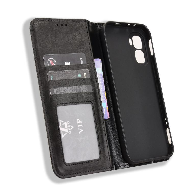Custodia per telefono in pelle con trama retrò con fibbia magnetica, For Infinix GT 50 Pro 5G, For Infinix Hot 70 4G, For Infinix Note 60 Ultra 5G, For Infinix Note Edge 5G, For Infinix Smart 20 4G, For Infinix Note 60 / 60 Pro 5G