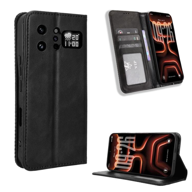 Custodia per telefono in pelle con trama retrò con fibbia magnetica, For Infinix GT 50 Pro 5G, For Infinix Hot 70 4G, For Infinix Note 60 Ultra 5G, For Infinix Note Edge 5G, For Infinix Smart 20 4G, For Infinix Note 60 / 60 Pro 5G