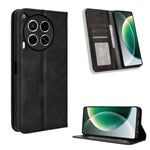 Custodia per telefono in pelle con trama retrò con fibbia magnetica, For Tecno Camon 30 Pro 5G, For Tecno Camon 30 5G / 4G, For Tecno Pova 6 Pro 5G, For Tecno Spark 20 Pro+ 4G, For Tecno Spark 20 Pro 4G, For Tecno Spark Go 2024