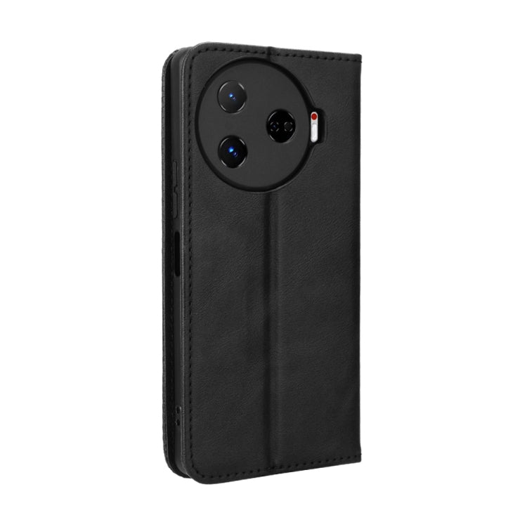 Custodia per telefono in pelle con trama retrò con fibbia magnetica, For Tecno Camon 30 Pro 5G, For Tecno Camon 30 5G / 4G, For Tecno Pova 6 Pro 5G, For Tecno Spark 20 Pro+ 4G, For Tecno Spark 20 Pro 4G, For Tecno Spark Go 2024