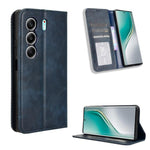 Custodia per telefono in pelle con trama retrò con fibbia magnetica, For Tecno Spark 40 4G, For Tecno Pova 7 Ultra 5G, For Tecno Pova 7 4G, For Tecno Spark Go 2 4G, For Tecno Pova Curve 5G, For Tecno Camon 40 Pro 4G / 5G
