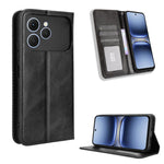 Custodia per telefono in pelle con trama retrò con fibbia magnetica, For Tecno Spark 40 4G, For Tecno Pova 7 Ultra 5G, For Tecno Pova 7 4G, For Tecno Spark Go 2 4G, For Tecno Pova Curve 5G, For Tecno Camon 40 Pro 4G / 5G