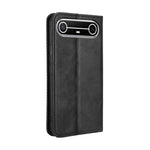 Custodia per telefono in pelle con trama retrò con fibbia magnetica, For Tecno Spark Slim, For Tecno Spark 40C, For Tecno Pova 7 Pro 5G, For Tecno Pova 7 5G, For Tecno Spark 40 Pro+ 4G, For Tecno Spark 40 Pro 4G