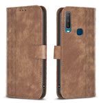 Custodia in pelle goffrata scozzese per Vivo Y11 Y15 Y12 Y17