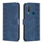 Custodia in pelle goffrata scozzese per Vivo Y11 Y15 Y12 Y17