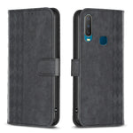 Custodia in pelle goffrata scozzese per Vivo Y11 Y15 Y12 Y17