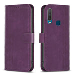 Custodia in pelle goffrata scozzese per Vivo Y11 Y15 Y12 Y17