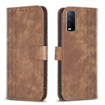 Custodia in pelle goffrata scozzese per Vivo Y11 Y15 Y12 Y17