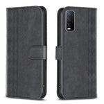 Custodia in pelle goffrata scozzese per Vivo Y11 Y15 Y12 Y17