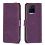 Custodia in pelle goffrata scozzese per Vivo Y11 Y15 Y12 Y17