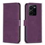 Custodia in pelle goffrata scozzese per Vivo Y11 Y15 Y12 Y17