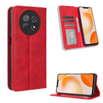 Custodia per telefono in pelle con trama retrò con fibbia magnetica, For Huawei Enjoy 60 Pro / nova 11i, For Huawei Enjoy 60X