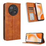 Custodia per telefono in pelle con trama retrò con fibbia magnetica, For Huawei Enjoy 60 Pro / nova 11i, For Huawei Enjoy 60X