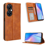 Custodia per telefono in pelle con trama retrò con fibbia magnetica, For Huawei Enjoy 60 Pro / nova 11i, For Huawei Enjoy 60X