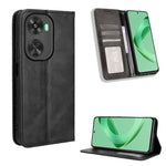 Custodia per telefono in pelle con trama retrò con fibbia magnetica, For Huawei nova Y72 4G / Enjoy 70 4G, For Huawei Enjoy 70 4G, For Huawei nova 11 SE, For Huawei nova 12 5G, For Huawei Mate 60 5G, For Huawei Mate 60 Pro 5G