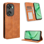 Custodia per telefono in pelle con trama retrò con fibbia magnetica, For Huawei nova Y72 4G / Enjoy 70 4G, For Huawei Enjoy 70 4G, For Huawei nova 11 SE, For Huawei nova 12 5G, For Huawei Mate 60 5G, For Huawei Mate 60 Pro 5G