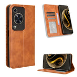 Custodia per telefono in pelle con trama retrò con fibbia magnetica, For Huawei nova Y72 4G / Enjoy 70 4G, For Huawei Enjoy 70 4G, For Huawei nova 11 SE, For Huawei nova 12 5G, For Huawei Mate 60 5G, For Huawei Mate 60 Pro 5G