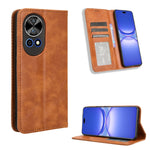 Custodia per telefono in pelle con trama retrò con fibbia magnetica, For Huawei nova Y72 4G / Enjoy 70 4G, For Huawei Enjoy 70 4G, For Huawei nova 11 SE, For Huawei nova 12 5G, For Huawei Mate 60 5G, For Huawei Mate 60 Pro 5G