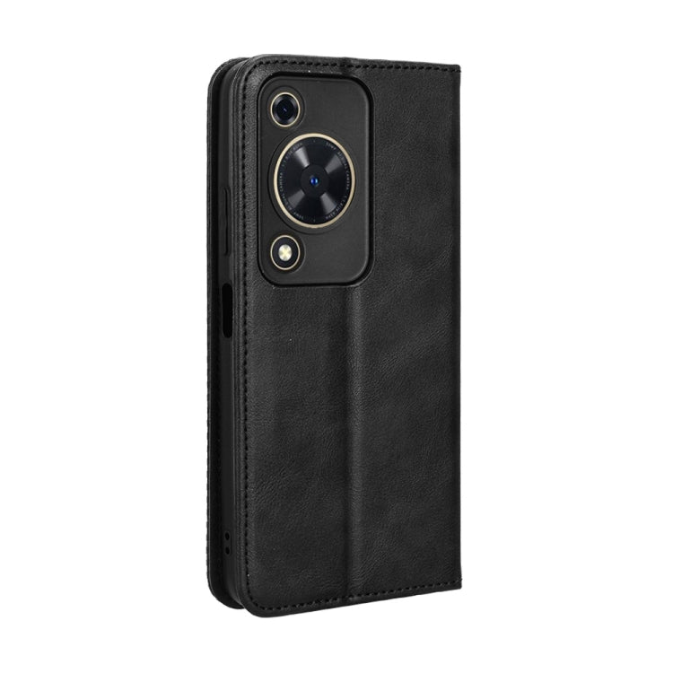 Custodia per telefono in pelle con trama retrò con fibbia magnetica, For Huawei nova Y72 4G / Enjoy 70 4G, For Huawei Enjoy 70 4G, For Huawei nova 11 SE, For Huawei nova 12 5G, For Huawei Mate 60 5G, For Huawei Mate 60 Pro 5G