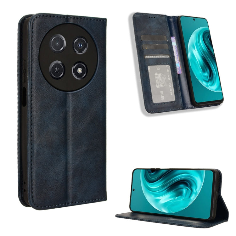 Custodia per telefono in pelle con trama retrò con fibbia magnetica, For Huawei Mate 70, For Huawei nova 13 Pro 5G, For Huawei Pura 70 Ultra, For Huawei Pura 70 Pro / 70 Pro+, For Huawei nova 12i 4G / Enjoy 70 Pro 4G, For Huawei Pura 70
