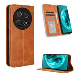 Custodia per telefono in pelle con trama retrò con fibbia magnetica, For Huawei Mate 70, For Huawei nova 13 Pro 5G, For Huawei Pura 70 Ultra, For Huawei Pura 70 Pro / 70 Pro+, For Huawei nova 12i 4G / Enjoy 70 Pro 4G, For Huawei Pura 70