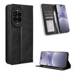 Custodia per telefono in pelle con trama retrò con fibbia magnetica, For Huawei Mate 70, For Huawei nova 13 Pro 5G, For Huawei Pura 70 Ultra, For Huawei Pura 70 Pro / 70 Pro+, For Huawei nova 12i 4G / Enjoy 70 Pro 4G, For Huawei Pura 70