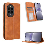 Custodia per telefono in pelle con trama retrò con fibbia magnetica, For Huawei Mate 70, For Huawei nova 13 Pro 5G, For Huawei Pura 70 Ultra, For Huawei Pura 70 Pro / 70 Pro+, For Huawei nova 12i 4G / Enjoy 70 Pro 4G, For Huawei Pura 70