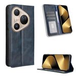 Custodia per telefono in pelle con trama retrò con fibbia magnetica, For Huawei Pura 90 Pro 5G, For Huawei Pura 90 5G, For Huawei nova 15 Pro / 15 Ultra, For Huawei Mate 80 Pro / 80, For Huawei Pura 80 Ultra 5G, For Huawei Pura 80 Pro 5G / 80 Pro+ 5G