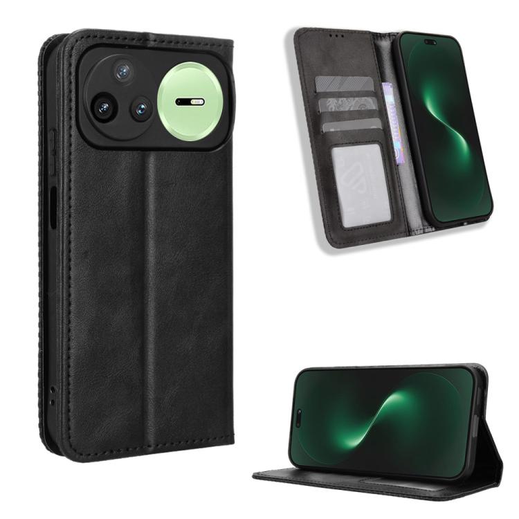 Custodia per telefono in pelle con trama retrò con fibbia magnetica, For Huawei Pura 90 Pro 5G, For Huawei Pura 90 5G, For Huawei nova 15 Pro / 15 Ultra, For Huawei Mate 80 Pro / 80, For Huawei Pura 80 Ultra 5G, For Huawei Pura 80 Pro 5G / 80 Pro+ 5G