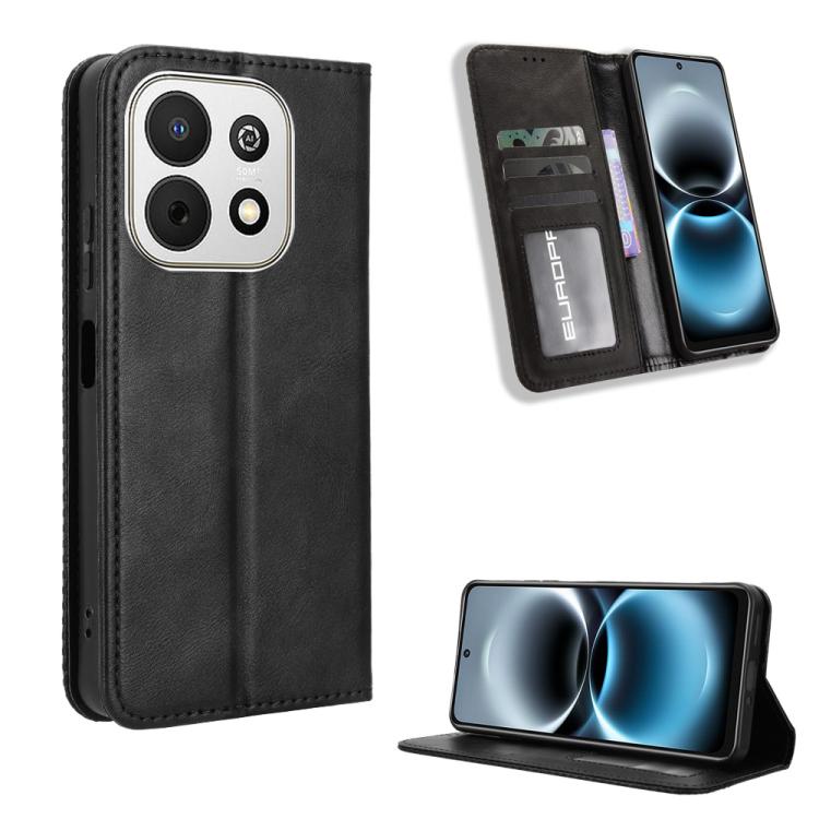 Custodia per telefono in pelle con trama retrò con fibbia magnetica, For Huawei nova Y74 4G / Enjoy 90 Plus 5G, For Huawei nova 16 Ultra / 16 Pro, For Huawei nova 16z 5G, For Huawei nova 16 5G, For Huawei Enjoy 90 Pro Max 5G / nova 15 Max              ...