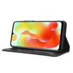 Custodia per telefono in pelle con trama retrò con fibbia magnetica, For Oukitel C33, For Oukitel C32