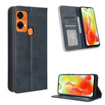 Custodia per telefono in pelle con trama retrò con fibbia magnetica, For Oukitel C33, For Oukitel C32