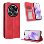Custodia per telefono in pelle con trama retrò con fibbia magnetica, For Oukitel C53, For Oukitel C50, For Oukitel C37, For Oukitel C51, For Oukitel C38, For Oukitel C35 / C36