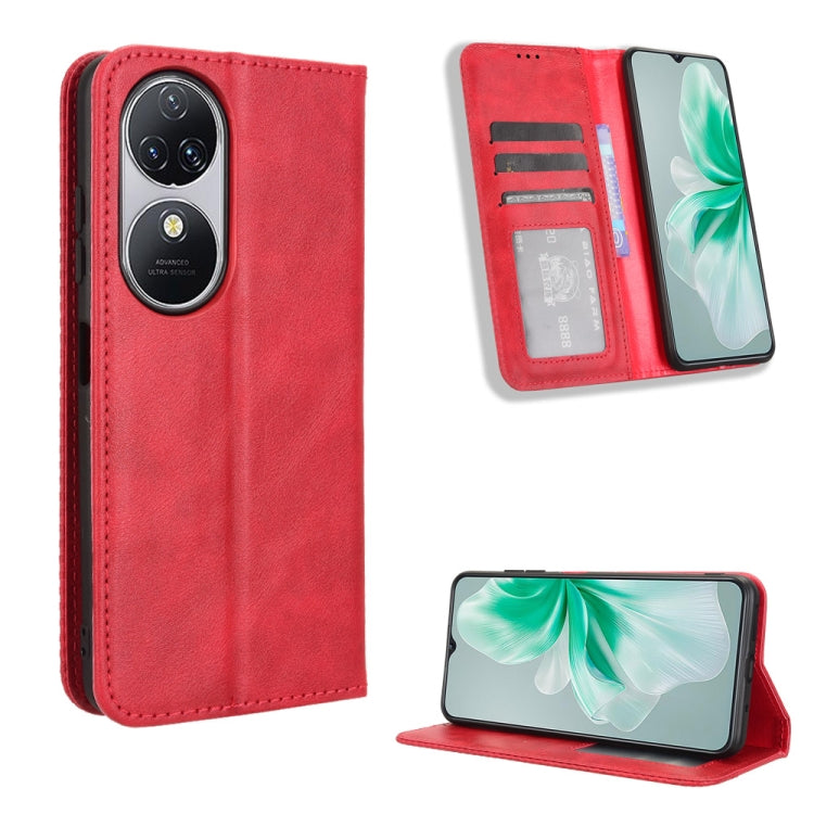 Custodia per telefono in pelle con trama retrò con fibbia magnetica, For Oukitel C53, For Oukitel C50, For Oukitel C37, For Oukitel C51, For Oukitel C38, For Oukitel C35 / C36