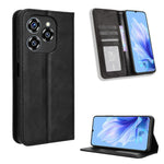 Custodia per telefono in pelle con trama retrò con fibbia magnetica, For Oukitel C53, For Oukitel C50, For Oukitel C37, For Oukitel C51, For Oukitel C38, For Oukitel C35 / C36