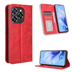 Custodia per telefono in pelle con trama retrò con fibbia magnetica, For Oukitel C53, For Oukitel C50, For Oukitel C37, For Oukitel C51, For Oukitel C38, For Oukitel C35 / C36